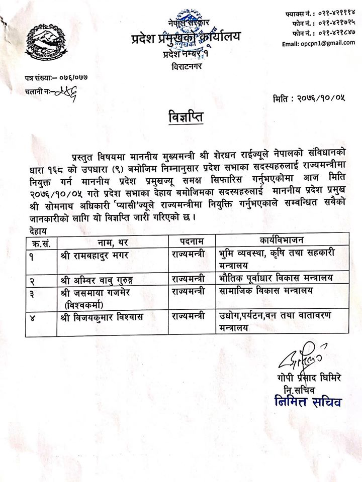 mantri pradesh