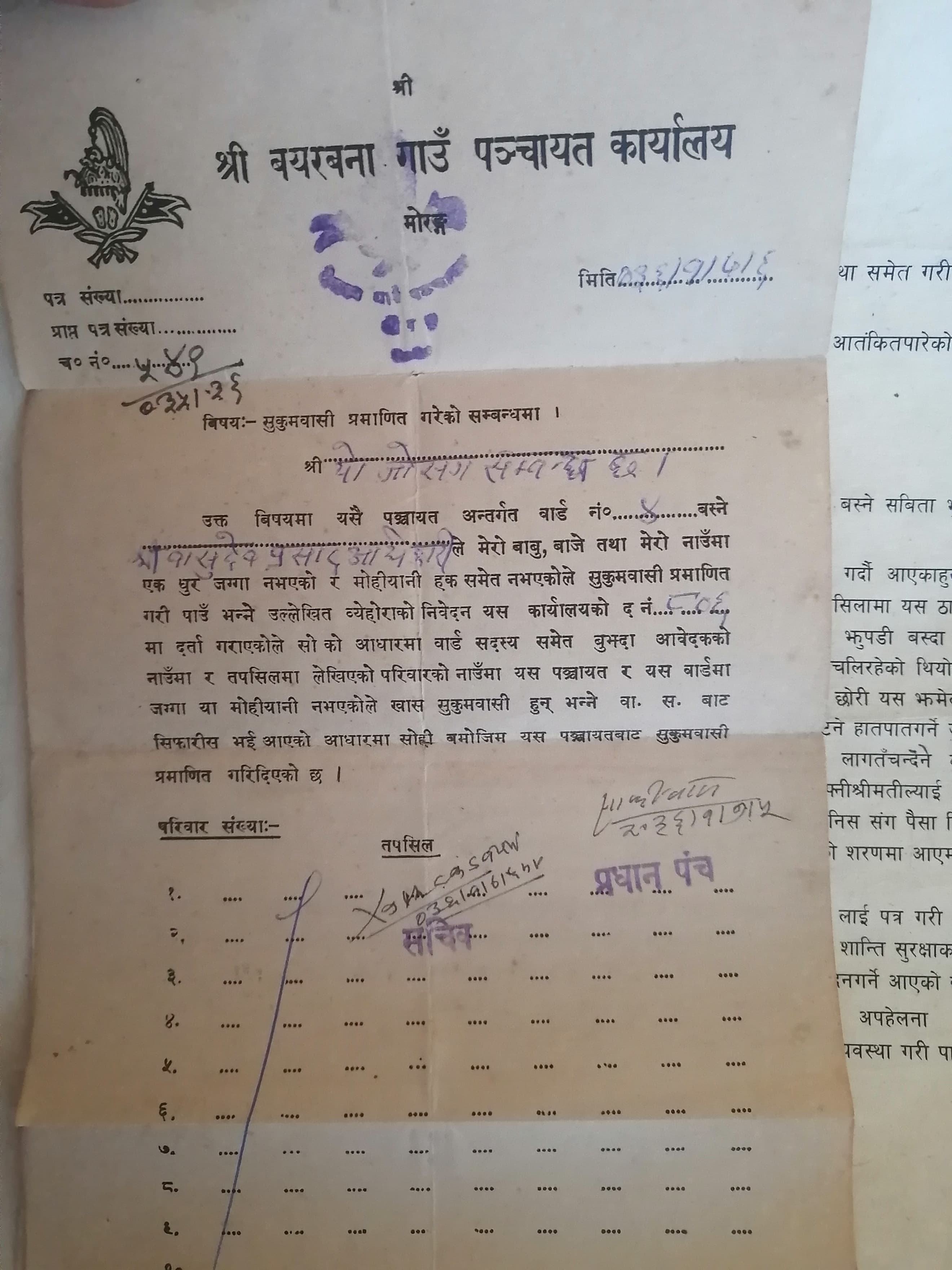 jagga nabhaeko praman deviprasad.