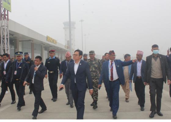 गौतमबुुद्ध अन्तर्राष्ट्रिय विमानस्थलबाट नेपाल एयरलाइन्सको उडान सुरु हुन्छः  मन्त्री किराती