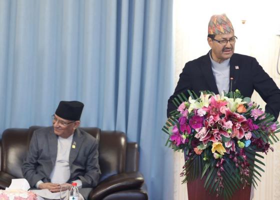 चीनको अद्वितीय विकास र समृद्धिबाट नेपालले लाभ लिनुपर्छः  परराष्ट्रमन्त्री साउद