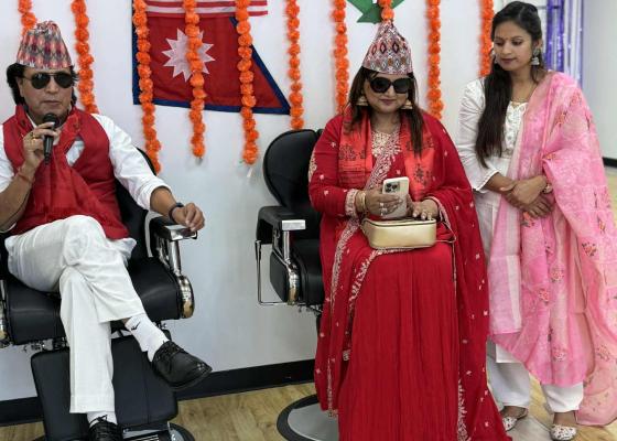 अमेरिकामा दिपक दीपाले गरे ‘न्यु सुपर कट हेयर एण्ड ब्युटी सैलुन’को उद्घाटन