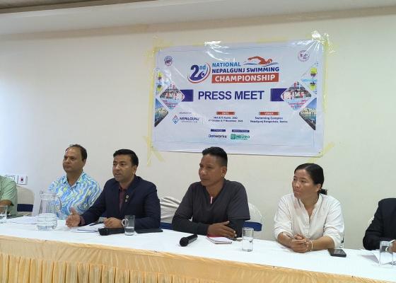 राष्ट्रिय पौडी प्रतियोगिता नेपालगन्जमा हुँदै 