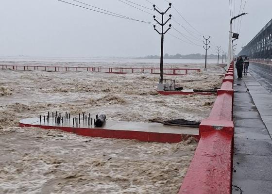 सप्तकोशीमा सन्ताउन्न वर्षयताकै तेस्रो ठुलो बाढी