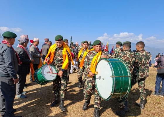 ऐतिहासिक उदयपुरगढीदेखि चौदण्डीगढीसम्म ९७ किलोमिटर पदयात्रा समापन