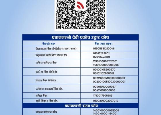 बाढी पीडितको राहत सहयोगमा ठगी, सरकारको आधिकारिक खाता र क्यूआर कोडमा मात्र रकम पठाउन अनुरोध