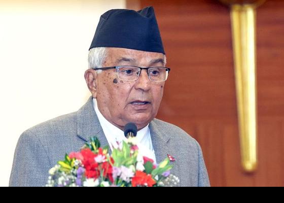विपत्तिमा हराएकाको खोजी नरोक्न राष्ट्रपति पौडेलको आग्रह