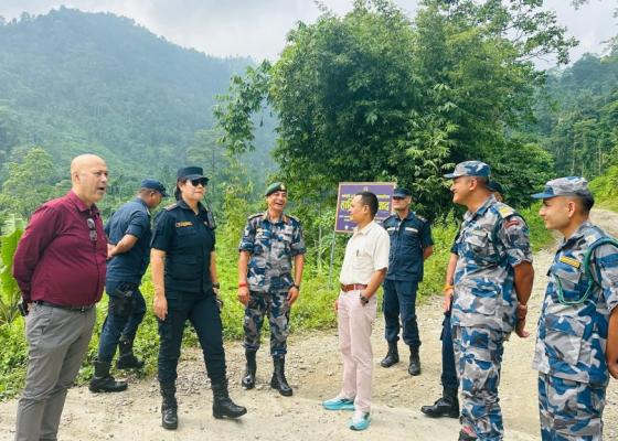 सीमा क्षेत्रमा सुरक्षा निगरानी बढाउँदै झापा प्रशासन