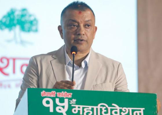 नेपाली कांग्रेसको सभापतिमा गगन थापा निर्वाचित नेपाली कांग्रेसको सभापतिमा गगन थापा निर्वाचित